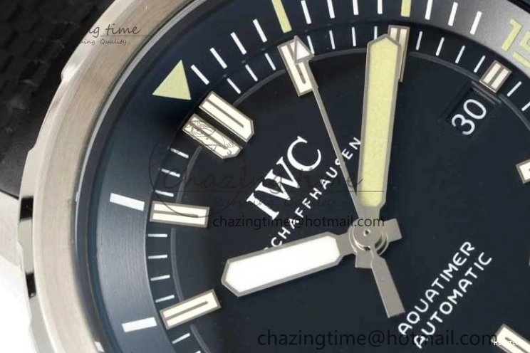 MIROTIME 0311 TechFriendly Aquatimer SS IW3290 RSF 1:1 Best Edition Black Dial on Black Rubber Strap A 7076